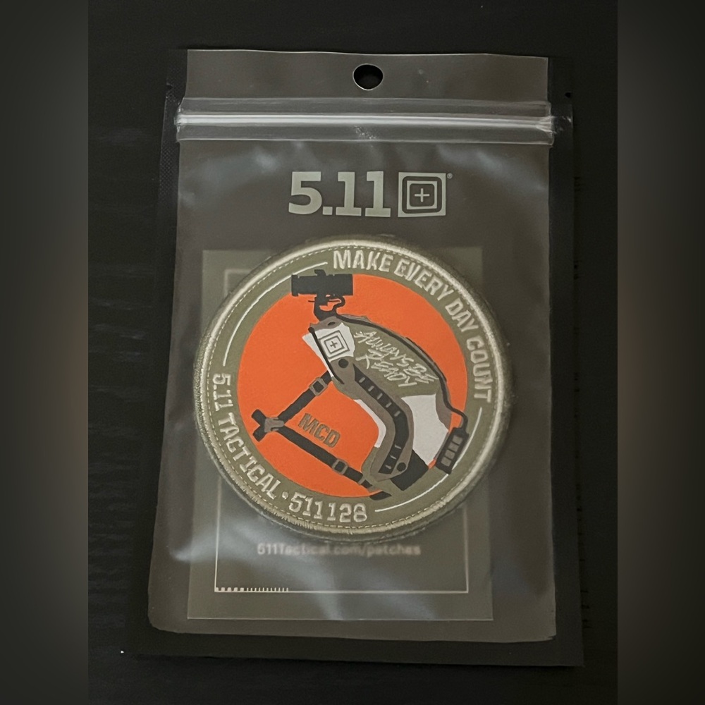 5.11 Tactical Patch of the Month August 2024 Make Every Day Count Helmet Velcro